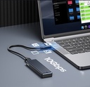 Caja Portable ORICO SSD M.2 NVMe, USB 3.1 Gen 2 (10 Gbps) a NVMe PCI-E M.2 SSD compatible con UASP para SSD NVMe tamaño 2230/2242/2260/2280(hasta 2TB) (M.2 NVMe)
