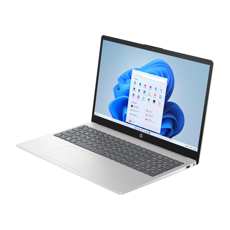 Laptop HP 15-fc0043la - 15.6" Full HD IPS, AMD Ryzen™ 3 7320U, 8GB LPDDR5, 512 GB PCIe® NVMe™ M.2, Webcam, WiFi, Bluetooth, Windows 11 Home, Español, Color: Plateado A1UD1LA#ABM