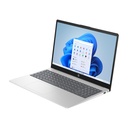 Laptop HP 15-fc0043la - 15.6" Full HD IPS, AMD Ryzen™ 3 7320U, 8GB LPDDR5, 512 GB PCIe® NVMe™ M.2, Webcam, WiFi, Bluetooth, Windows 11 Home, Español, Color: Plateado A1UD1LA#ABM