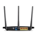 Enrutador Inalámbrico TP-Link Archer C1200 - 802.11ac (300Mbps+867Mbps), banda dual 2.4Ghz/5Ghz, 4 puertos 10/100/1000Mbps, 3 antenas, usb 2.0.