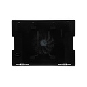 Abanico para Laptop Argom - Abanico para portátiles hasta 17", 5x niveles de altura ajustable, 1400 RPM, color negro.