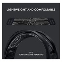 Auricular Logitech G733 LightSpeed RGB Wireless - Audífono con micrófono para gamer, inalámbrico, dts, compatible con PC/MAC/PS4, color negro.