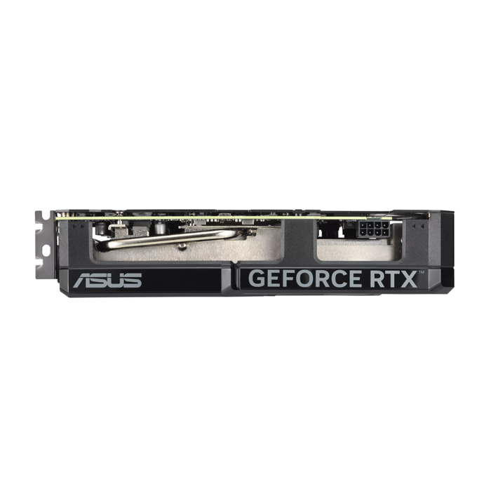 Tarjeta de video Asus DUAL-RTX4060-O8G-EVO - Nvidia GeForce RTX 4060, capacidad de 8GB GDDR6, 128-bit, PCI-E 4.0, 3x displayPort, 1x HDMI, 2x abanicos