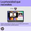 Laptop HP 14-ep1000la - Pantalla FHD(1920X1080) IPS 14", Intel® Core™ Ultra 5 125H, 16GB DDR5(8GBX2) 5600MT/s, 512 GB PCIe® NVMe™ M.2, Webcam, Wifi, Bluetooth, Windows 11 Home Español, Color Plateado. A38S0LA#ABM