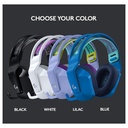 Auricular Logitech G733 LightSpeed RGB Wireless - Audífono con micrófono para gamer, inalámbrico, dts, compatible con PC/MAC/PS4, color negro.