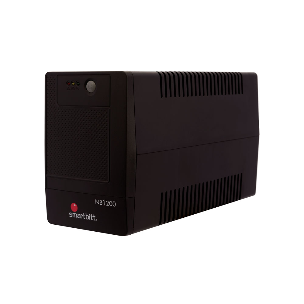 Batería De Respaldo Smartbitt SBNB1200DR, Regulador Automatico de Voltaje Capacidad 1200VA / 600W, Cuenta con un total de seis (8) tomas NEMA 5-15. SBNB1200DR