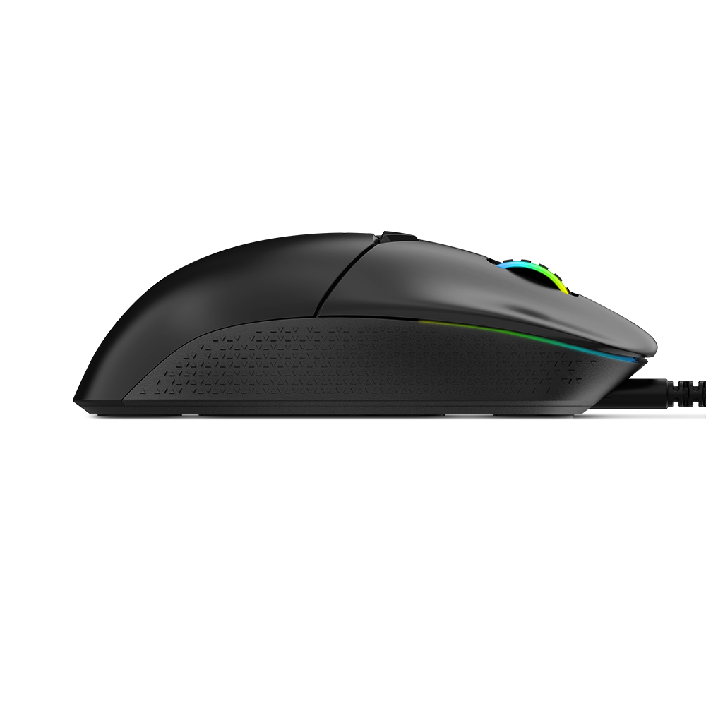 Mouse ADATA XPG ALPHA - Ratón alámbrico, Iluminación RGB, 6 botones, Sensor PAW 3335, 16K dpi, Conexion Usb , Color negro. ALPHA-BKCWW