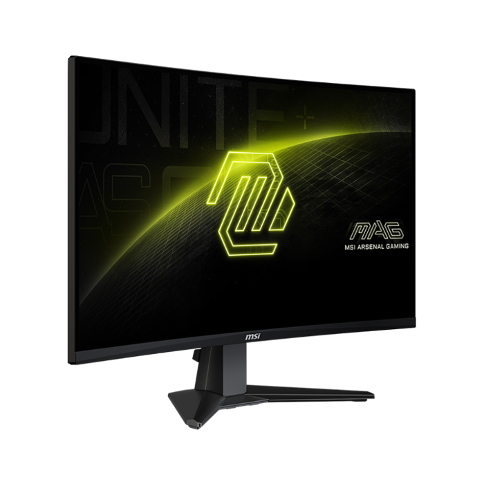 Monitor MSI MAG 27CQ6F - Curvo 27" Gaming, VA, WQHD (2560 x 1440), 180Hz, 0.5ms, 16:9, 5000:1, AMD FreeSync, DisplayPort, HDMI, Negro