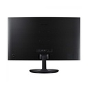 Monitor Curvo Samsung LC27F390FHNXGO - Pantalla 27" LED FHD, resolución 1920 x 1080, mega contraste, 250cd/m2, 4ms, HDMI, D-Sub (vga), color negro.
