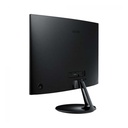 Monitor Curvo Samsung LC27F390FHNXGO - Pantalla 27" LED FHD, resolución 1920 x 1080, mega contraste, 250cd/m2, 4ms, HDMI, D-Sub (vga), color negro.