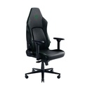 Silla para Gamers Razer Iskur V2 - Reposabrazo Ajustable 4D, Reposacabeza, Arcos Lumbares Integrados, Reclinación ajustable de 152º, Color: Negro/Verde. RZ38-04900100-R3U1