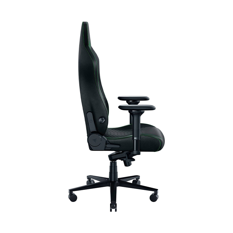 Silla para Gamers Razer Iskur V2 - Reposabrazo Ajustable 4D, Reposacabeza, Arcos Lumbares Integrados, Reclinación ajustable de 152º, Color: Negro/Verde. RZ38-04900100-R3U1