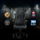 Silla para Gamers Razer Iskur V2 - Reposabrazo Ajustable 4D, Reposacabeza, Arcos Lumbares Integrados, Reclinación ajustable de 152º, Color: Negro/Verde. RZ38-04900100-R3U1