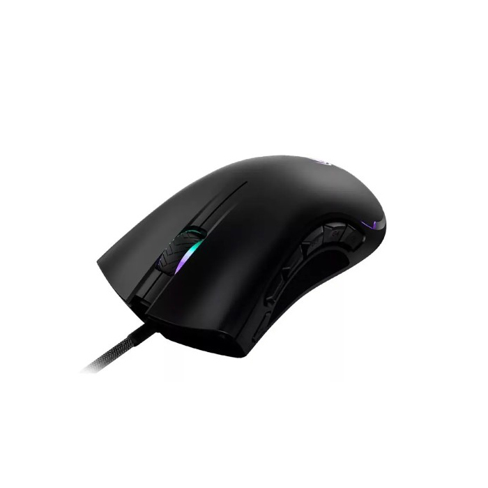 Mouse VSG CYBORG - Ratón óptico para gamer, rgb, 500/1000/1500/2000/3000/4000 dpi, 6/7/9 botones intercambiables, usb, color negro. VG-M880