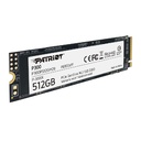 Unidad de Estado Sólido (SSD) Patriot P300 - PCIe NVMe 512GB - 1700MB/s de Lectura, 1100MB/s de Escritura, PCIe Gen3x4, M.2 (2280) P300P512GM28