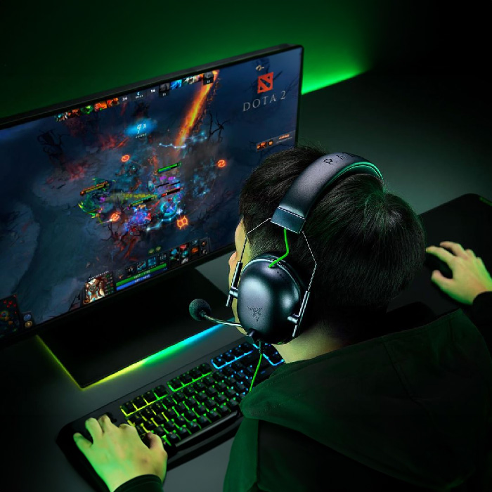 Auricular Razer BlackShark V2 X - Audífonos para gamers, sonido envolvente 7.1, micrófono hyperClear cardioid, 3.5mm, PC, Xbox, PS4, Nintendo Switch, color negro. RZ04-03240100-R3U1