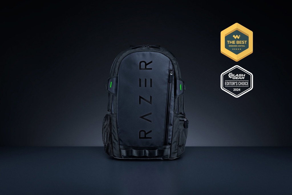 Mochila Razer Rogue 16 V3 - para laptop 16", Exterior resistente al agua y al desgarro, negro  RC81-03640101-0000