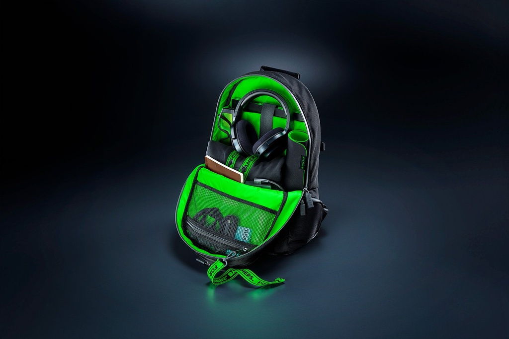 Mochila Razer Rogue 16 V3 - para laptop 16", Exterior resistente al agua y al desgarro, negro  RC81-03640101-0000