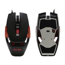 Mouse EVGA TORQ X10 - Ratón óptico para gamers, 8200 dpi, 9 botones programables, ambidiestro, color negro/rojo. 901-X1-1102-KR