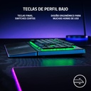 Teclado Razer Ornata V3 X - Teclado para Gamer, ergonómico, silencioso, teclas de perfil bajo, Razer Chroma RGB, USB Negro. RZ03-04471100-R311