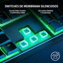 Teclado Razer Ornata V3 X - Teclado para Gamer, ergonómico, silencioso, teclas de perfil bajo, Razer Chroma RGB, USB Negro. RZ03-04471100-R311