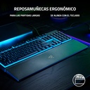 Teclado Razer Ornata V3 X - Teclado para Gamer, ergonómico, silencioso, teclas de perfil bajo, Razer Chroma RGB, USB Negro. RZ03-04471100-R311