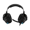 Auricular Logitech G635 - Audífono con micrófono para gamer, compatible con PC/PS4/Xbox One/Nintendo Switch/Smartphone, rgb, sonido envolvente 7.1, teclas G, conector 3.5mm, color negro. 981-000748