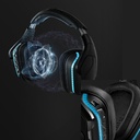 Auricular Logitech G935 - Audífono con micrófono inalámbrico para gamer, para PC/PS4/Xbox One/Nintendo Switch/Smartphone, rgb, sonido 7.1, 3.5mm, color negro. 981-000742