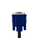 Cable VGA Argom ARG-CB-0075 Para Monitor - HD15 macho a HD15 macho, 6 pies, color negro