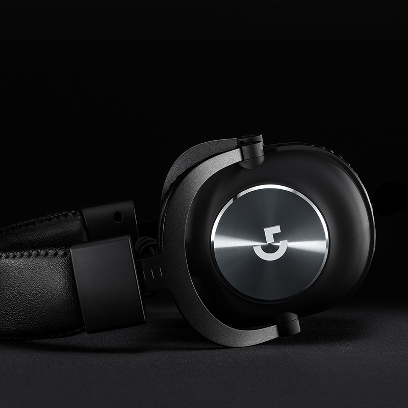 Auricular Logitech Pro X Gaming Headset - Audífono con micrófono para gamer, Pro-G, compatible con PC/PS4/Xbox One, conector usb, color negro. 981-000817