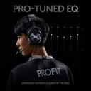 Auricular Logitech Pro X Gaming Headset - Audífono con micrófono para gamer, Pro-G, compatible con PC/PS4/Xbox One, conector usb, color negro. 981-000817