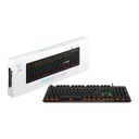 Teclado MSI  FORGE GK300 BLUE ES - Teclado para gamer, alámbrico, rgb, usb, Español, color Negro.