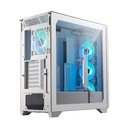 Caja E-ATX MSI MPG GUNGNIR 300R AIRFLOW WHITE - 2x USB 3.2, 1 x USB 3.2, 1 x Mic-entrada / Audio-salida, 3x abanicos de 120mm, Color Blanco. MPG GUNGNIR 300R AIRFLOW WHITE