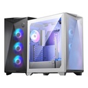 Caja E-ATX MSI MPG GUNGNIR 300R AIRFLOW WHITE - 2x USB 3.2, 1 x USB 3.2, 1 x Mic-entrada / Audio-salida, 3x abanicos de 120mm, Color Blanco. MPG GUNGNIR 300R AIRFLOW WHITE