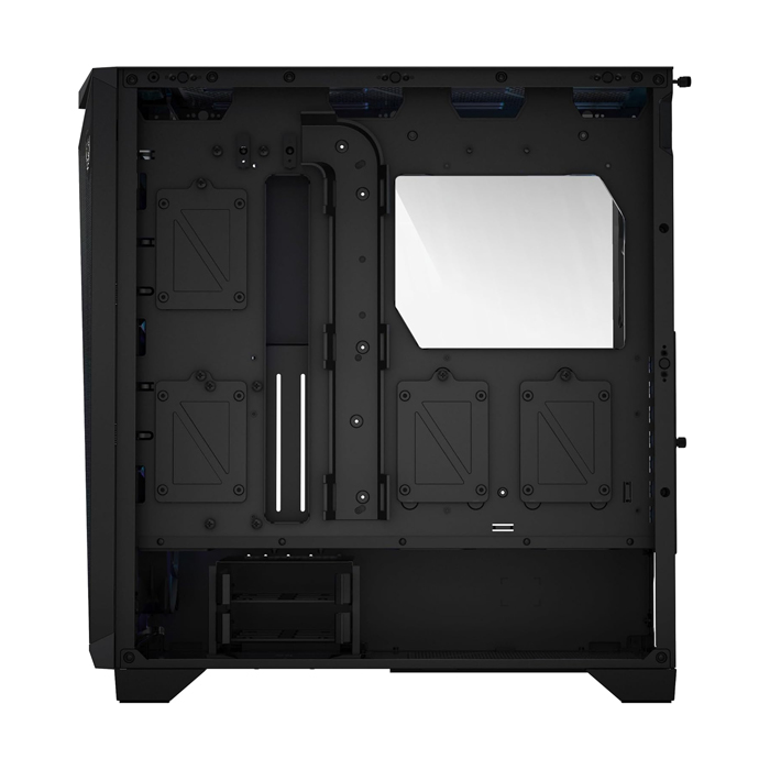 Caja E-ATX MSI MPG GUNGNIR 300R AIRFLOW WHITE - 2x USB 3.2, 1 x USB 3.2, 1 x Mic-entrada / Audio-salida, 3x abanicos de 120mm, Color Blanco. MPG GUNGNIR 300R AIRFLOW WHITE