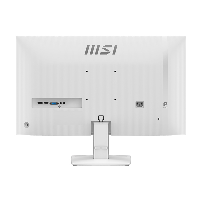 Monitor MSI PRO MP275W E2 - 27" Flat Gaming, Full HD (1920X1080), 120Hz, 1ms, 16:9, 1500:1, 1x HDMI™ 2.0 (FHD@120Hz), 1x DisplayPort 1.2a, 1x D-Sub (VGA), Color: Blanc. PRO MP275W E2