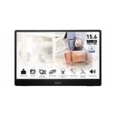 Monitor MSI PRO MP161 E2 - 15.6" IPS, Full HD (1920X1080), 60Hz, 4ms(GTG), 16:9, 800:1, 1x HDMI™ 2.0 (FHD@120Hz), 1x Mini-HDMI™ (2.0b), 2x Type-C, External USB Power (Type C interface), Color: Negro. PRO MP161 E2