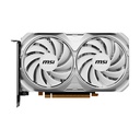 Tarjeta Gráfica MSI Nvidia GeForce RTX 4060 VENTUS 2X WHITE 8G OC - 8GB GDDR6, 128-bit, PCI Express® Gen 4 x 8, DisplayPort x 3 (v1.4a), HDMI™ x 1(2.1a), 2x Abanicos. GeForce RTX 4060 VENTUS 2X WHITE 8G OC