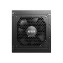 Fuente de poder MSI MAG A750GL PCIE5 - 750W, 24 Pines ATX, 3x Conector 6+2 PCI-E 5.0 y 8x SATA, Abanico 120mm, 80 Plus Gold