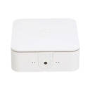 Caja Raspberry Pi Quattro - Compatible con raspberry Pi B+/2B/3B, montaje VESA incluído, color blanco.