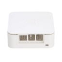 Caja Raspberry Pi Quattro - Compatible con raspberry Pi B+/2B/3B, montaje VESA incluído, color blanco.