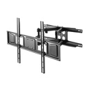 Soporte de Pared Argom, ARG-BR-1587, Soporta TV desde 37" hasta 80" maximo, LCD o LED, brazo doble, vesa 75X75 hasta 600X400.