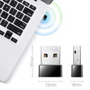 Adaptador Inalámbrico Cudy AC650 - USB 3.0, (433Mbps+200Mbps), banda dual 2.4Ghz/5Ghz.