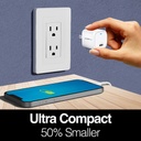 Cargador de pared Argom ARG-AC-0110WT - Conector Nano, TIPO C, Carga rapida, Indicador LED, 20W, Compatible con celulares, tablets, otros, Blanco