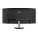 Monitor MSI PRO MP341CQ - 34" Curvo Gaming, 3440 x 1440 (UWQHD), 100Hz, 4ms, 21:9, 3000:1, 2x HDMI™ 2.0 (FHD@120Hz), 1x DisplayPort 1.2a, Color: Negro. PRO MP341CQ