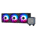 Sistema de Enfriamiento Líquido Para Procesador, MSI MAG CORELIQUID A13 360, Iluminación RGB, Socket LGA 1150/1151/1155/1156/1200/1700/1851, Socket AMD AM4/AM5, Conector 4 Pines, Negro 