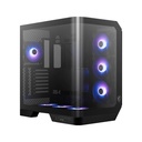 Caja ATX Tower- MAG PANO 120R PZ - 2 x USB 3.2 Gen 1 Tipo-A, 1 x USB 3.2 Gen 2x2 Tipo-C, 1 x Salida de audio/Entrada de micrófono, 1 x Botón de interruptor LED,1 x Botón de encendido, Color Negro. MAG PANO 120R PZ
