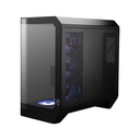 Caja ATX Tower- MAG PANO 120R PZ - 2 x USB 3.2 Gen 1 Tipo-A, 1 x USB 3.2 Gen 2x2 Tipo-C, 1 x Salida de audio/Entrada de micrófono, 1 x Botón de interruptor LED,1 x Botón de encendido, Color Negro. MAG PANO 120R PZ