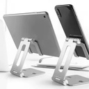 Soporte o Base para Celulares o Tablet O.E.M. Material Aluminio, ajustable para diferentes computadoras, color Negro. Computer pedestal (copia)