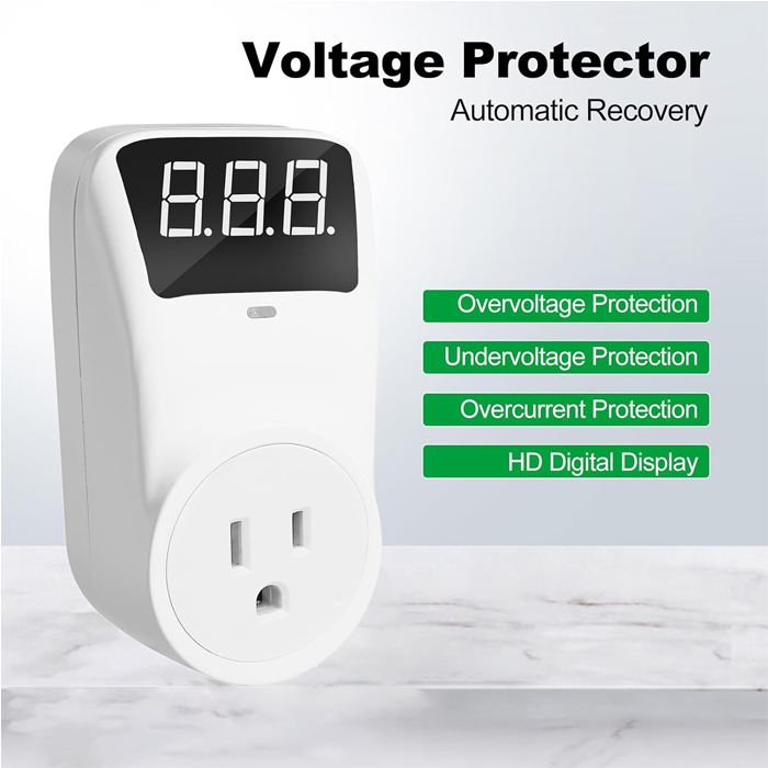Protector de Voltaje Forza FVP-1201B - De 1 toma corriente de 110V, 18000 A, 900 joules, protege tu equipo de sobrecargas y caídas. (copia)